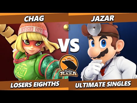 Delfino Raza TOP 8 - Chag (Min Min, Palutena) Vs. JaZaR (Dr. Mario) Smash Ultimate - SSBU