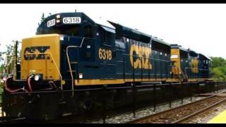 preview picture of video 'Super Fast CSX Light Move At Savage'
