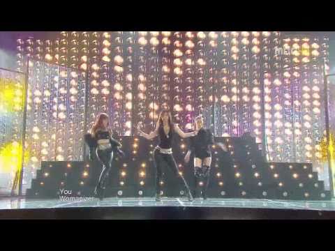 SNSD Yuri, AS Kahi & 4M Hyuna - Womanizer @ Gayo festival Dec 31, 2009 GIRLS' GENERATION