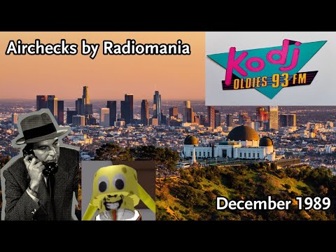 KODJ 93.1 (DJ-93 - OLDIES 93-FM) with Jeff Serve - Hollywood-Los Angeles, CA - December 27th, 1989