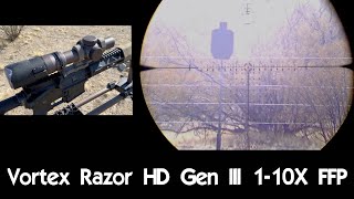 Vortex Razor HD Gen III 1-10x LPVO
