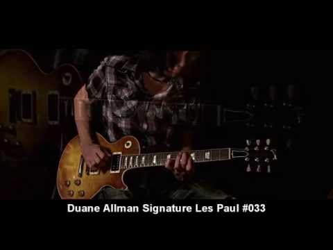 Derek Neece Plays Duane Allman Signature Gibson Les Paul #033