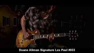 Derek Neece Plays Duane Allman Signature Gibson Les Paul #033