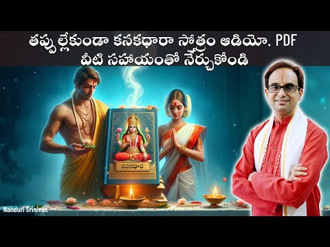 How to chant Kanakadhara stotram without mistakes | How to chant Kanakadhara stotram | Nanduri Sr...