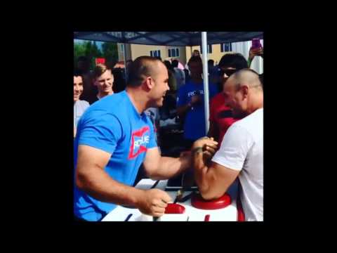 2013 DEVON LARRATT vs TRAVIS BAGENT LEFT HAND ARMWRESTLING AFTERPULLING