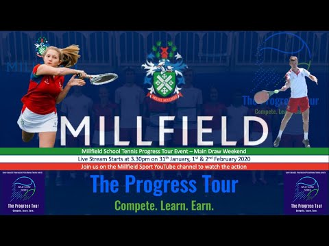 Millfield School Tennis Progress Tour Event – Main Draw Weekend Day 2