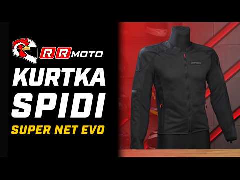 SPIDI SUPER NET EVO _ przewiewna kurtka motocyklowa na lato | Ochrona AA