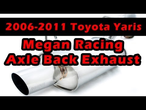 2007-2011 Toyota Yaris Megan Racing Axle Back Exhaust System MR-ABE-TY07 (Drive By)