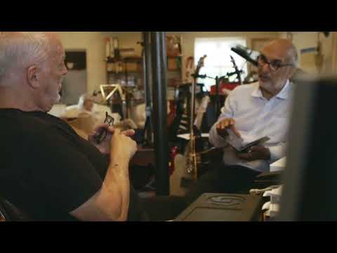 David Gilmour talking about writing "Faces Of Stone"