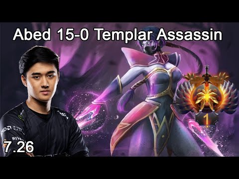 Abed Rank 1 Templar Assassin 15-0 stomp  7.26