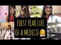 First Year Life Of A Medico👩‍⚕️✨| Medical college vlogs | LLRM Medical College🏥|