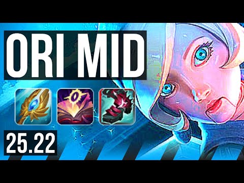 ORIANNA vs AKALI (MID) | 12/0/8, Legendary | KR Challenger | 25.22