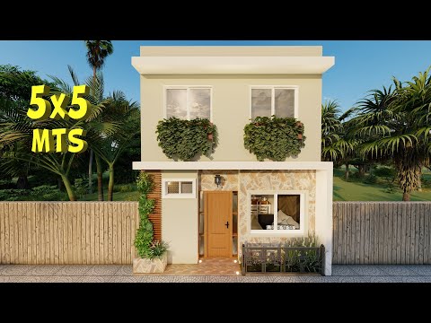 House Plan 5x5 2 Stories / Economic House
