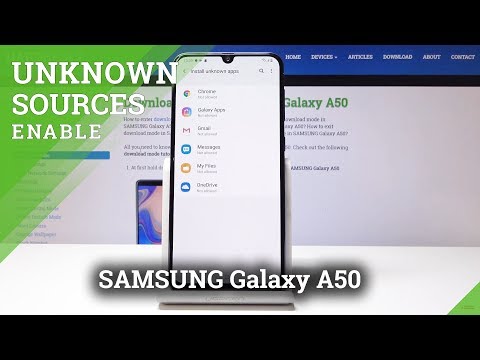 How to Enable Unknown Sources in SAMSUNG Galaxy A50 - Allow App Installation