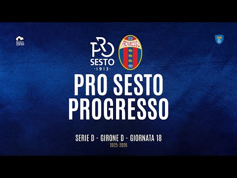 [HIGHLIGHTS] Serie D Group D 25/26 | Matchday 18 | Pro Sesto - Progresso