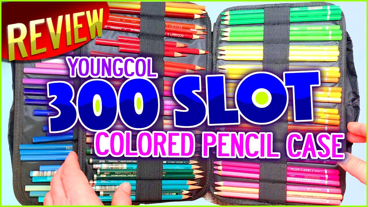 300-SLOT Colored Pencil CASE (by YOUNGCOL)  |  REVIEW