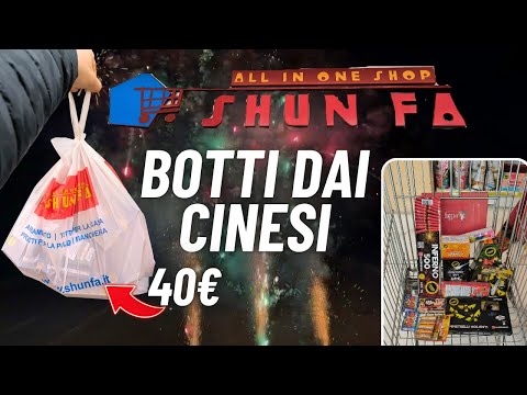 Compriamo e SPARIAMO I BOTTI di CAPODANNO dei CINESI: Shopping TOUR, UNBOXING e SPARO!