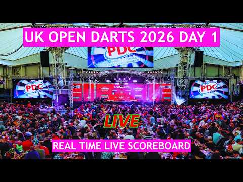 2026 UK Open Darts Live Scores | Today First Stage Quarter Fnals, Day 1 Matches