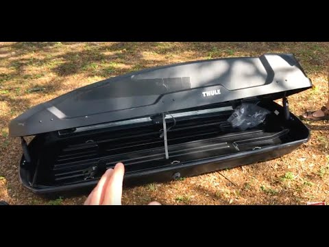 How to install Thule Cargo Carrier/Topper  - FAST & EASY!
