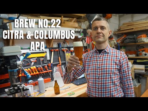 Brewing APA Citra and Columbus