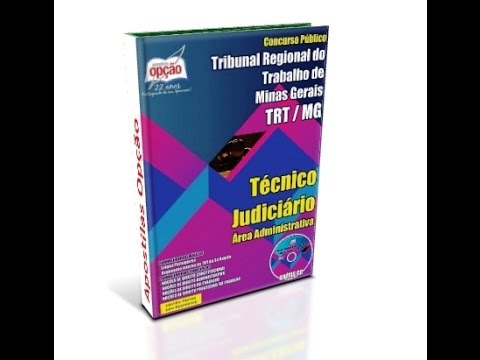 Apostila TRT-MG 3ª Região 2015 - Técnico Judiciário - Área Administrativa