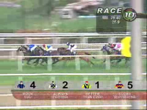 STEWARD'S CUP 01/11/09 - BETTER THAN EVER