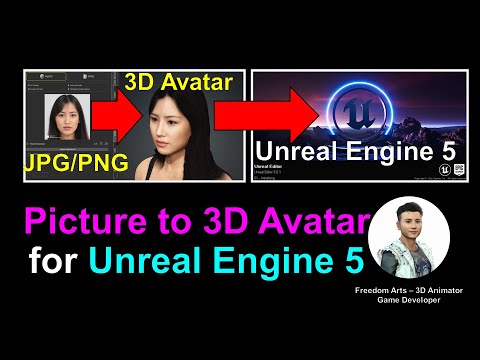 Picture to 3D Avatar for Unreal Engine 5 - Full Tutorial - Character Creator 4 Headshot