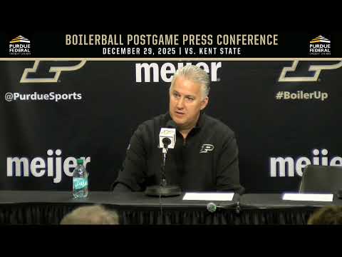 BoilerBall Postgame Press Conference | vs. Kent St.