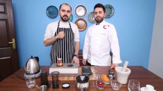 Çikolatalı Çilekli Türk Kahvesi - 2017 Türk kahvesi şampiyonundan - Barista Koray - içecek tarifleri