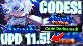 🎉HUNTER UPD! ALL NEW UPDATE 11.5 CODES FOR ANIME ASTRAL ON ROBLOX | ANIME ASTRAL CODES