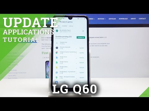 How to Update Apps in LG Q60 – Latest App Version