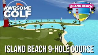 ISLAND BEACH 9-HOLE VLOG | AWESOME GOLF | GARMIN R10 #subscribe #hitthebell