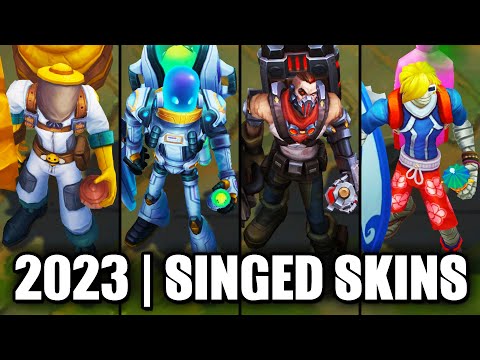 ALL SINGED SKINS SPOTLIGHT 2023 | League of Legends