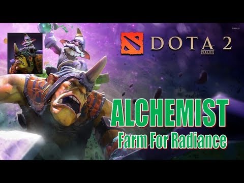 Dota 2 - Alchemist Safelane Farm for Radiance