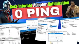 How to OPTIMIZE Internet Adapter Settings for Lower PING & NO DELAY in 2025