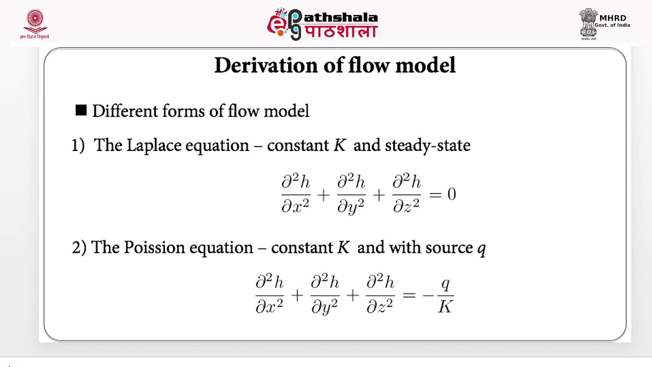 Groundwater Hydrology IV (Coupled Flow and Transport)