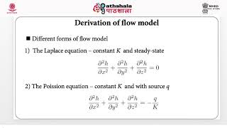 Groundwater Hydrology IV (Coupled Flow and Transport)