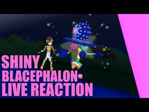 LIVE SHINY BLACEPHALON REACTION - Epic shiny Ultra Beast!