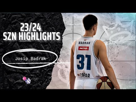 Josip Badrak Highlights 2023/24 || Croatia A1 League & KK Zadar U20 || KK Jazine & KK Zadar