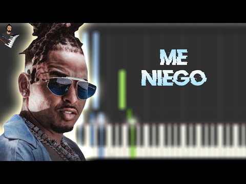 Reik - Me Niego ft. Ozuna, Wisin | Instrumental Piano Tutorial / Partitura / Karaoke / MIDI