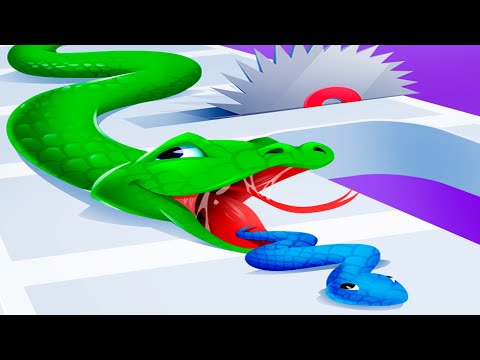 Snake Run Race - Gameplay Walkthrough - All Levels (IOS, Android) - YouTube