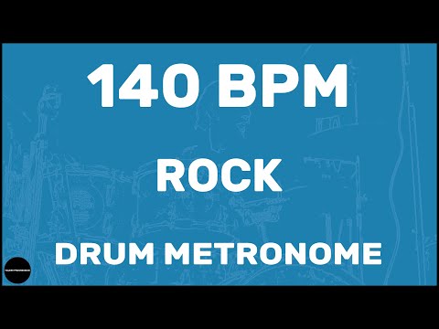 Rock | Drum Metronome Loop | 140 BPM