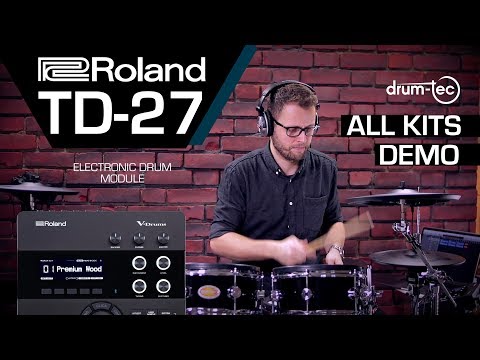 Демонстрация звучания модуля Roland TD-27