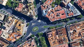 VIDEO DRON FANTASTICO PISO JUNTO AL PASEO DE LA CASTELLANA