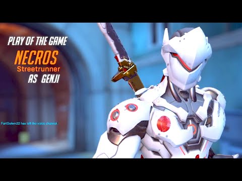 NECROS FASTEST GENJI - POTG! [ OVERWATCH 2 SEASON 1 TOP 500 ]