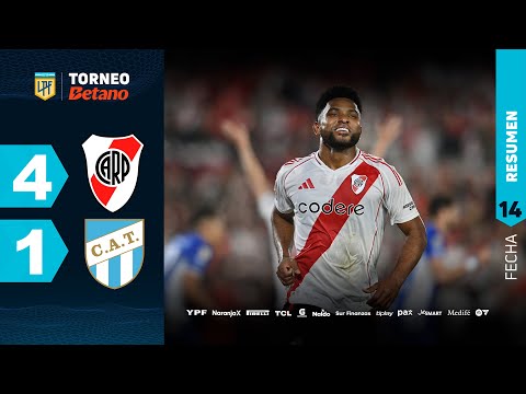 RIVER 4 - 1 ATLÉTICO TUCUMÁN I Resumen del partido | #TorneoBetano 2024