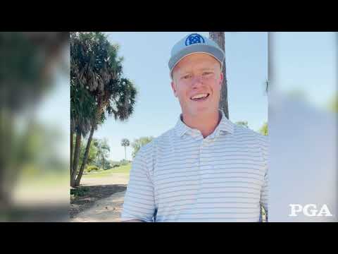 Part of a video titled Golf Practice: Hitting Off of Mats vs. Grass - YouTube