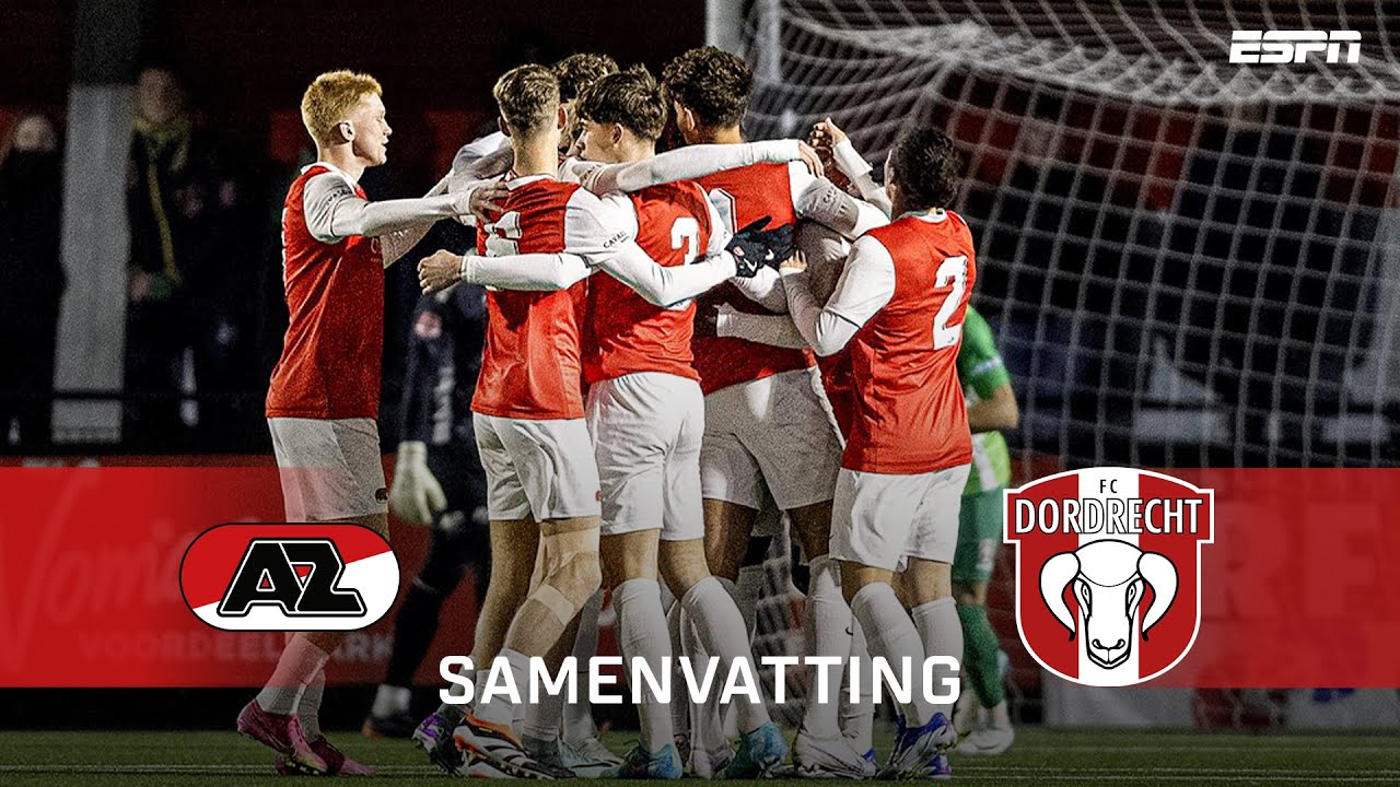 Jong AZ vs FC Dordrecht highlights