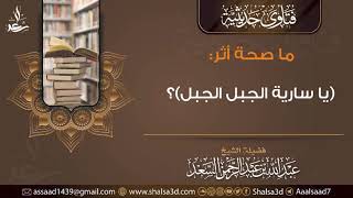 ما صحة أثر (يا سارية الجبل الجبل)؟ image