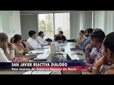 REUNIÓN ALCALDE SUPLENTE SAN JAVIER CON GORE MAULE
